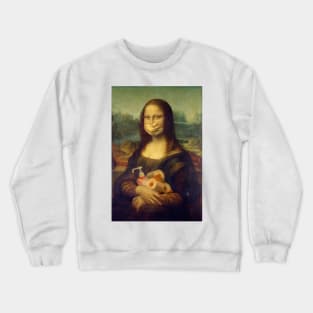 Mona Lisa mask Crewneck Sweatshirt